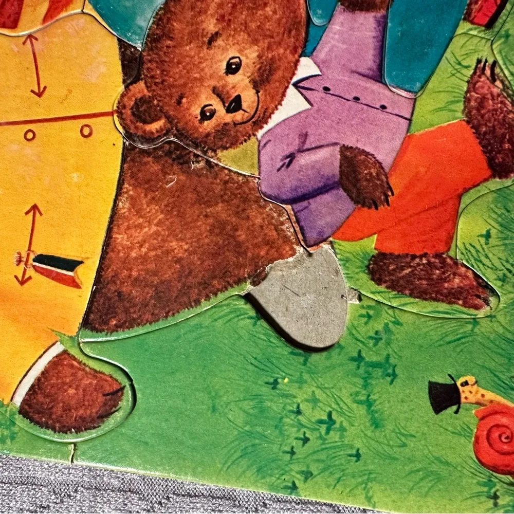 1972 Vintage Colorful Kids Puzzles